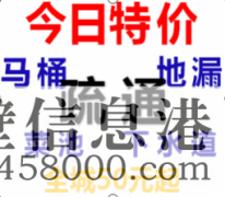 【專業(yè)疏通】低價馬桶疏通、下水道疏通、蹲便、衛(wèi)生間有異味、換